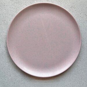 Imperial Ware Melmac Pink Speckled Dinner Plate 9.75" MCM Melamine Vintage